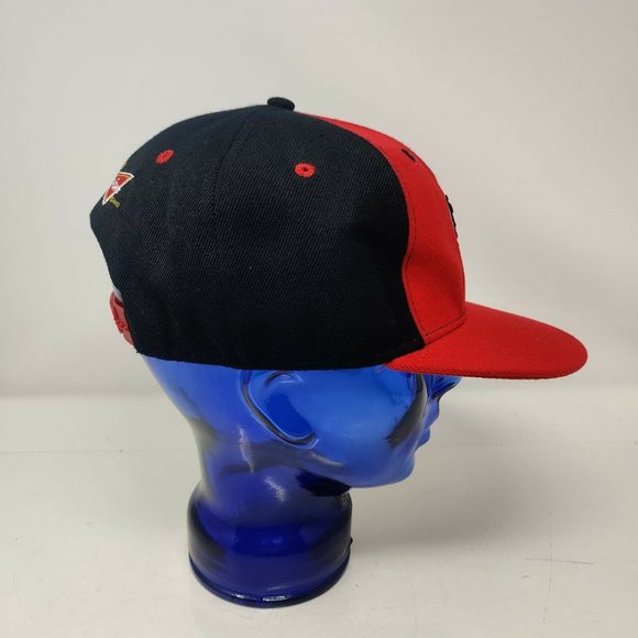 NHL Calgary Flames Budweiser Red Black Hat Cap Baseball Snapback Hockey - Picture 5 of 8